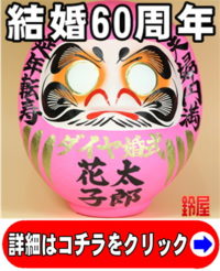 神棚に最適な縁起物である夫婦円満グッズ：結婚60周年