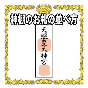 神棚のお札の並べ方や御札の選び方を解説